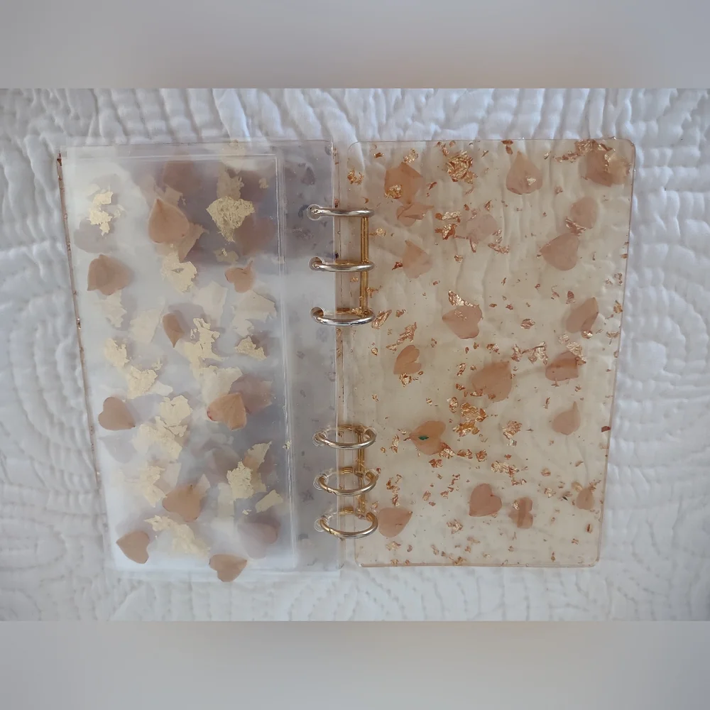 Rose Petals and Gold Leaf A6 Cash Envelope System